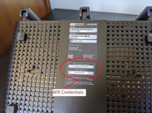Linksys router credentials